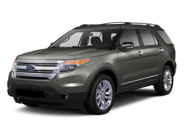 2011 Ford Explorer XLT in Sterling Gray Metallic — front three-quarter view