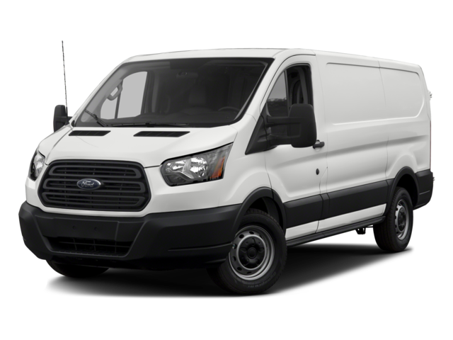 2016 Ford Transit-150 130 WB Low Roof Cargo in Oxford White — front three-quarter view